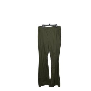 True Craft High Rise Flare Dark Olive Elastic Waist Pants Size XL womens